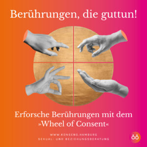 Erforsche Berührungen mit dem "Wheel of Consent"
